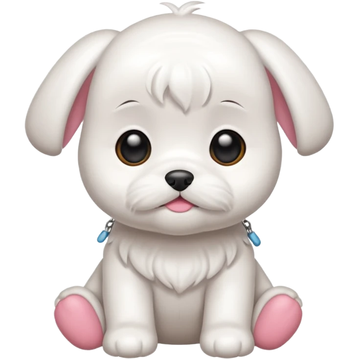baby maltese  emoji