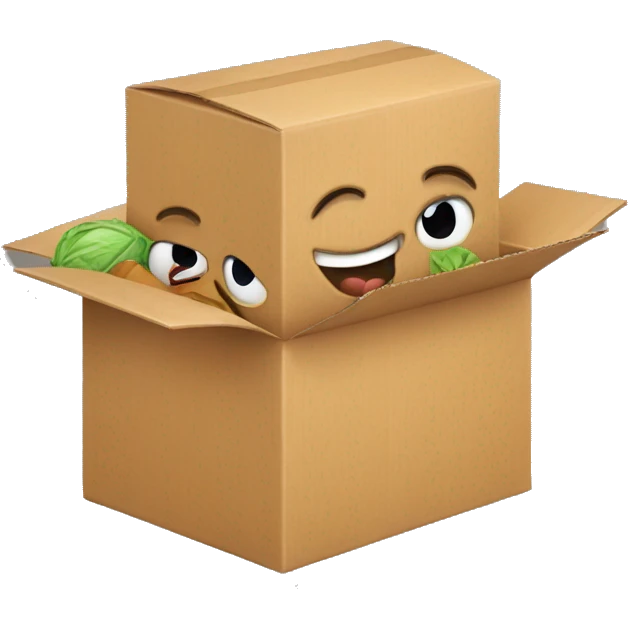 ccarton with stuff in it  emoji