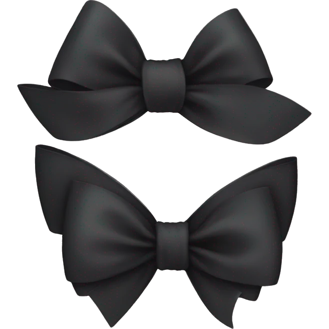 black bow emoji