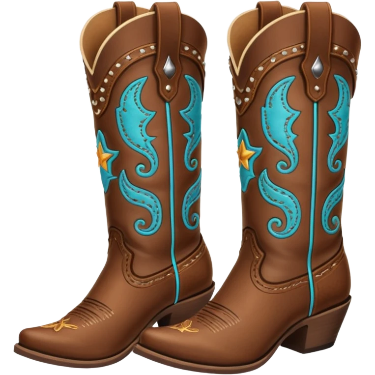 cowgirl boots  emoji