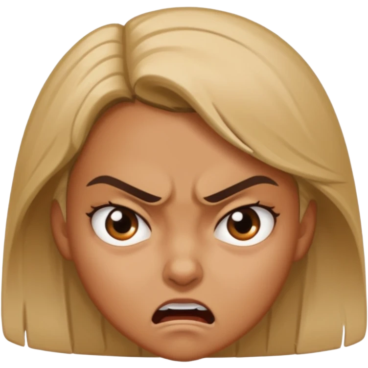 Girl mad at boy  emoji