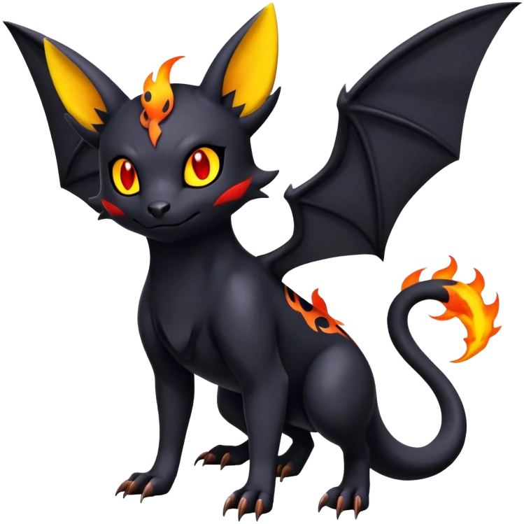 Salandit-Umbreon-Noibat-Litten-Hybrid (Full body) emoji