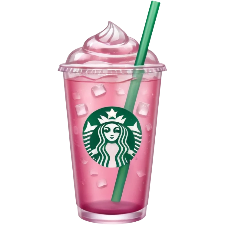 Starbucks pink drink  emoji