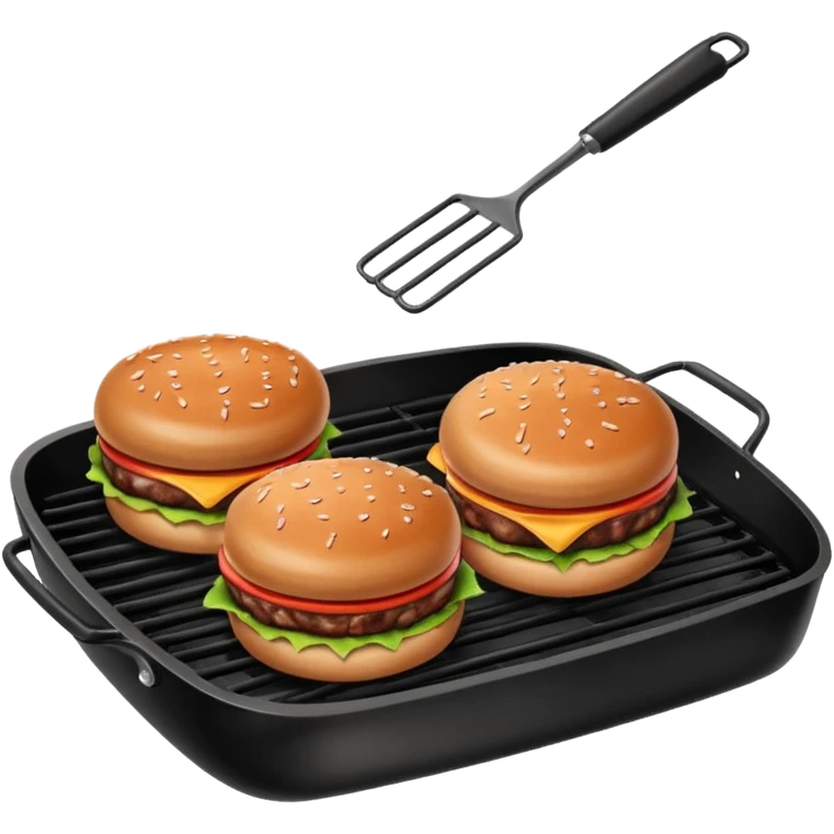 grilling burgers and rib ticklers emoji