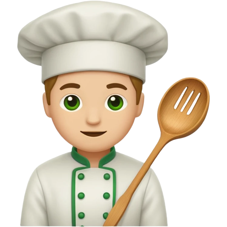 Small icon emoji of cook bulp, minimum details, green #36a767 main color emoji