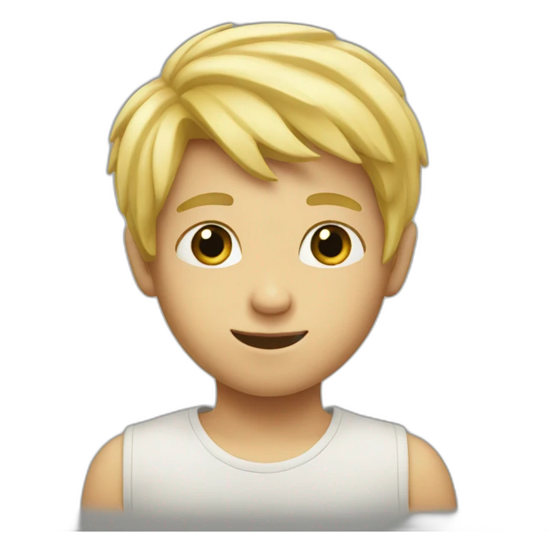 blond boy emoji