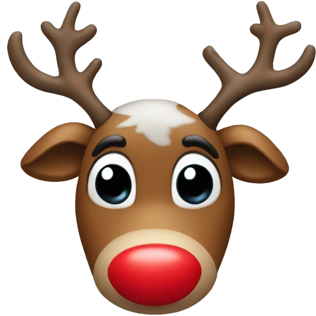 Red Nosed Reindeer emoji