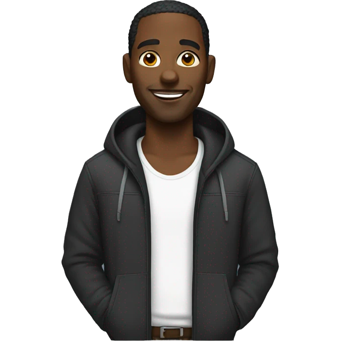 black man emoji