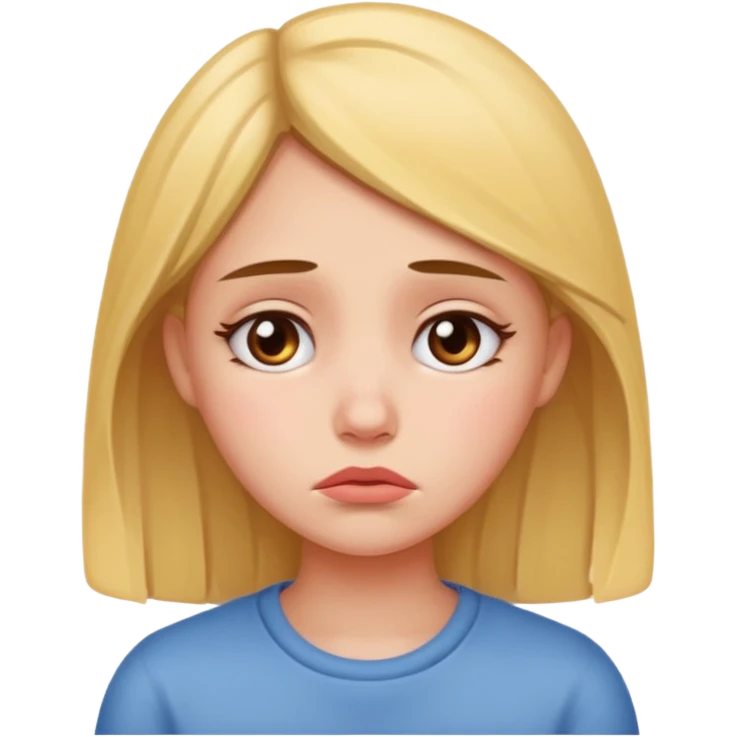 Sad G irl emoji