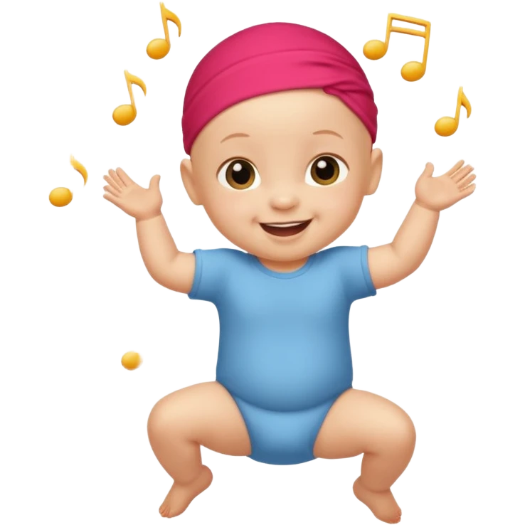 光頭bb開心跳舞 emoji