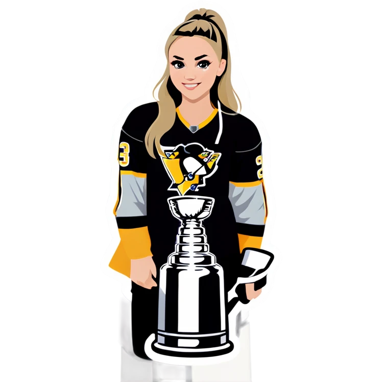 Stanley cup with Chloe on it  emoji