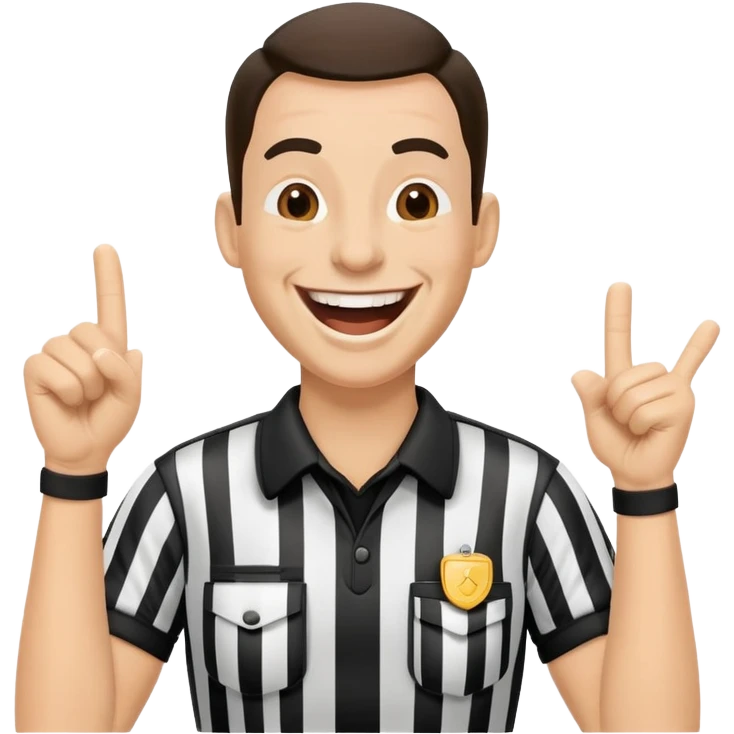 referee laughing emoji