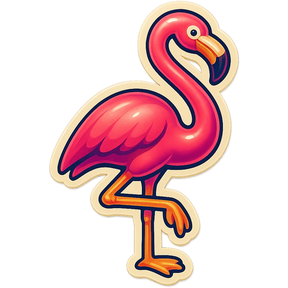 flamingo emoji