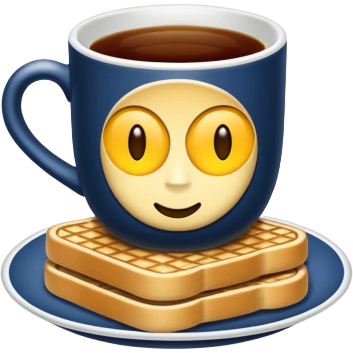 Tost ile çay kaşarlı sucuklu bir tost ve çay bardağında bir çay emoji