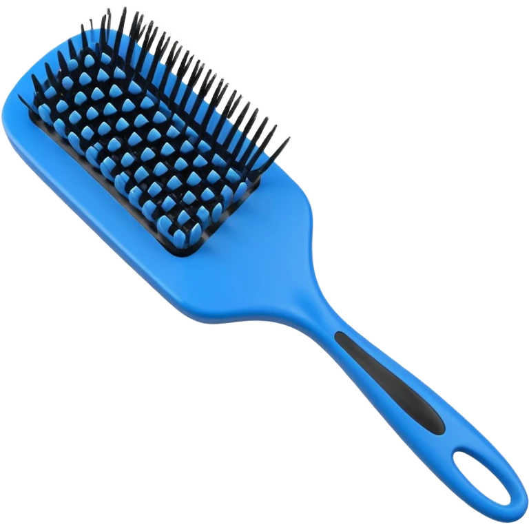 Blue Detangling Brush for hair  emoji