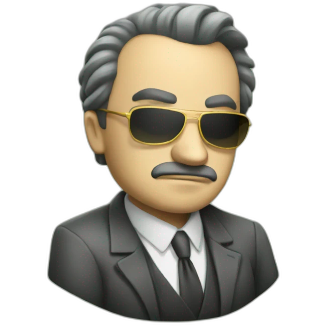 mafia boss with money emoji