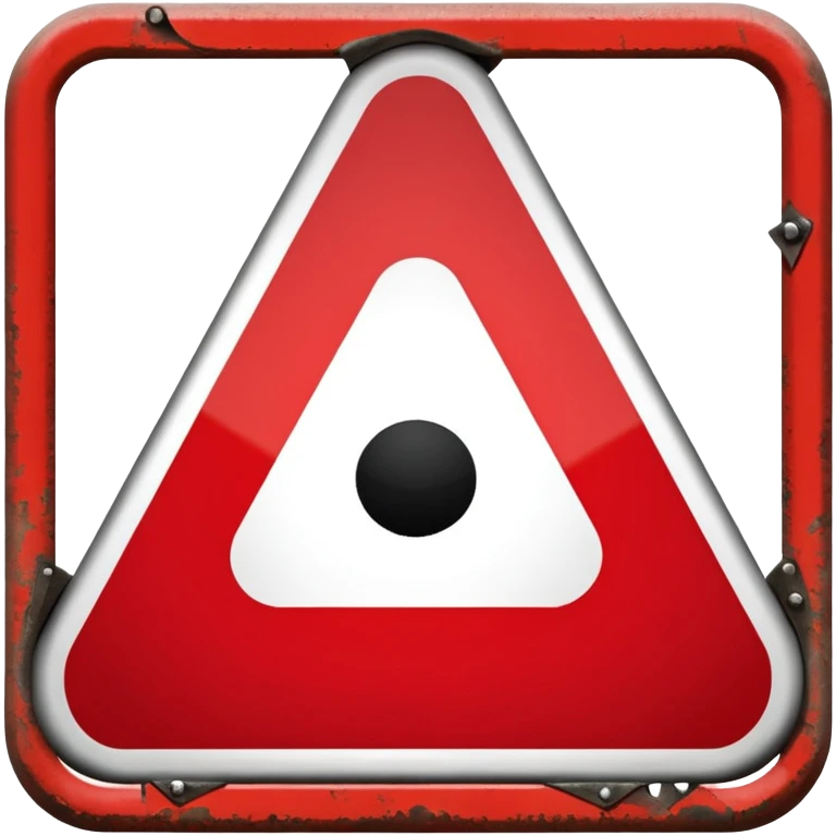 danger warning sign emoji