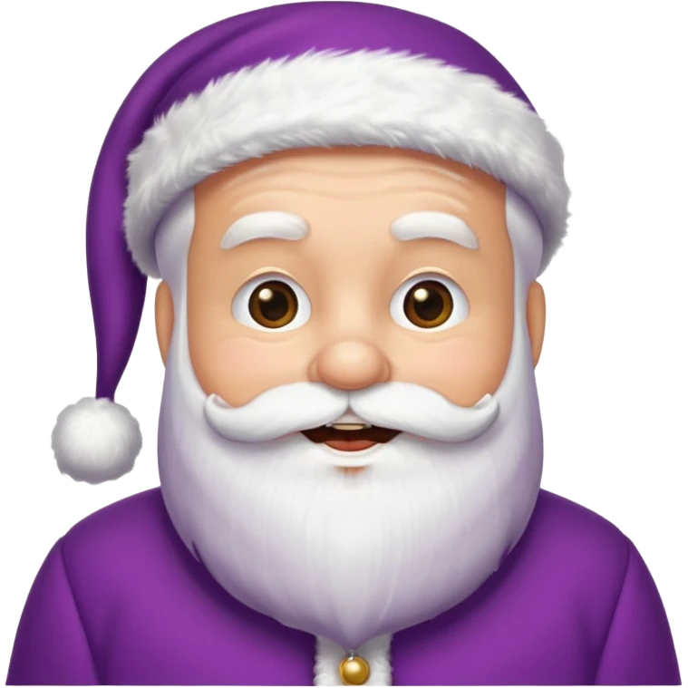 Purple Santa Claus emoji