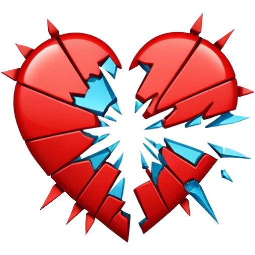 Heartbreak  emoji
