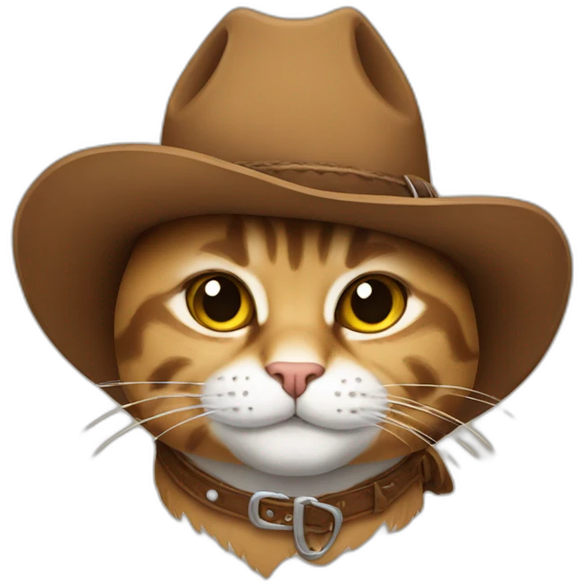 cowboy cat emoji