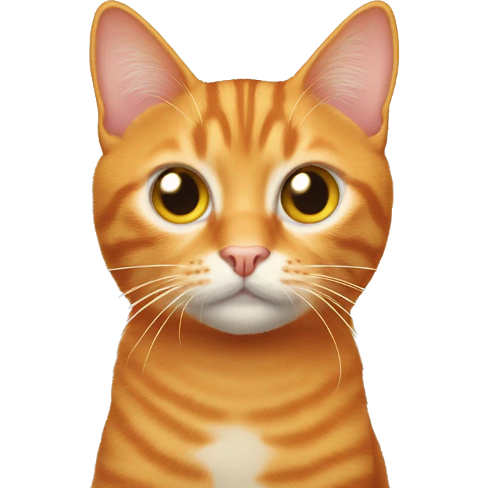 orange tabby cat googly eyes  emoji