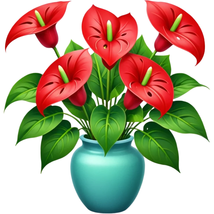 orchidee - sonnenblume - anthurienstrauss - ohne blumenvase, ohne blumentopf emoji