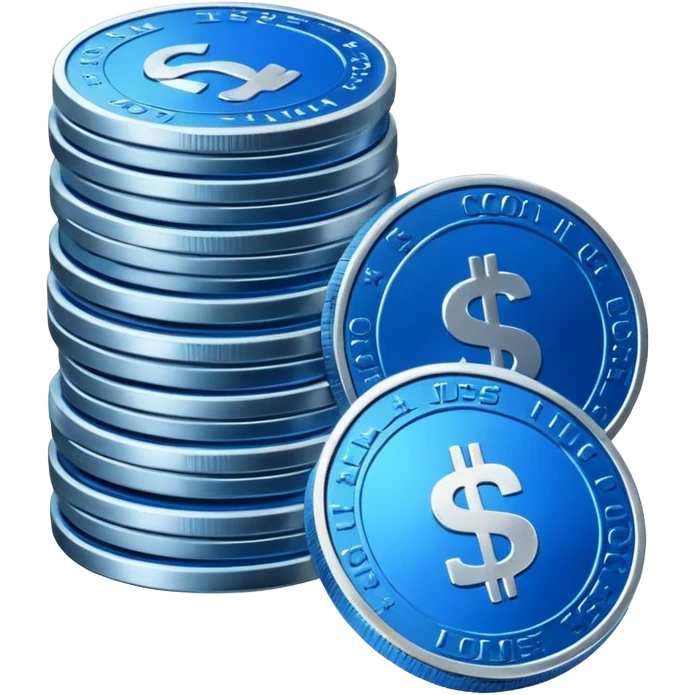 blue coins credit pack emoji