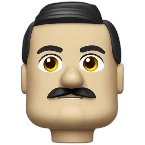 hitler as a lego emoji
