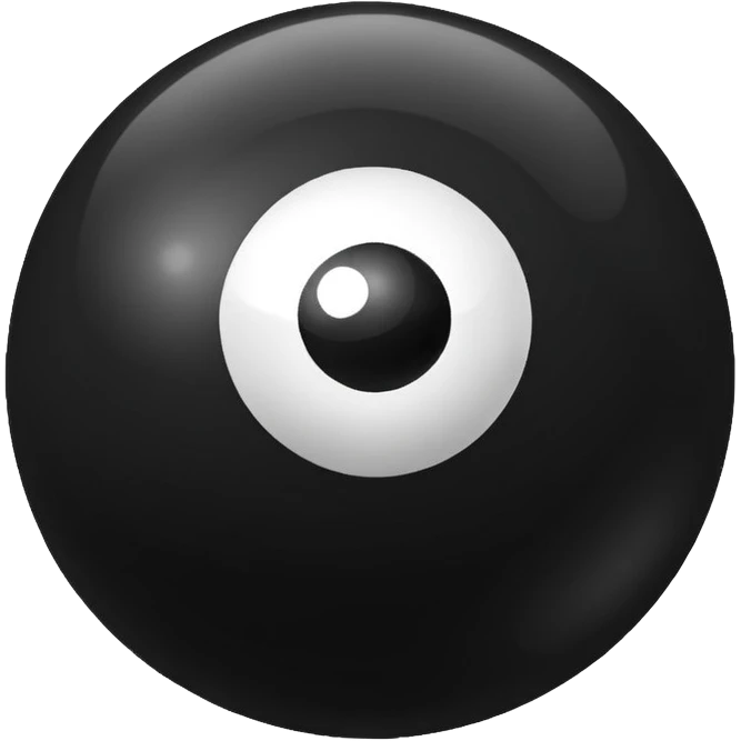 magic eight ball emoji