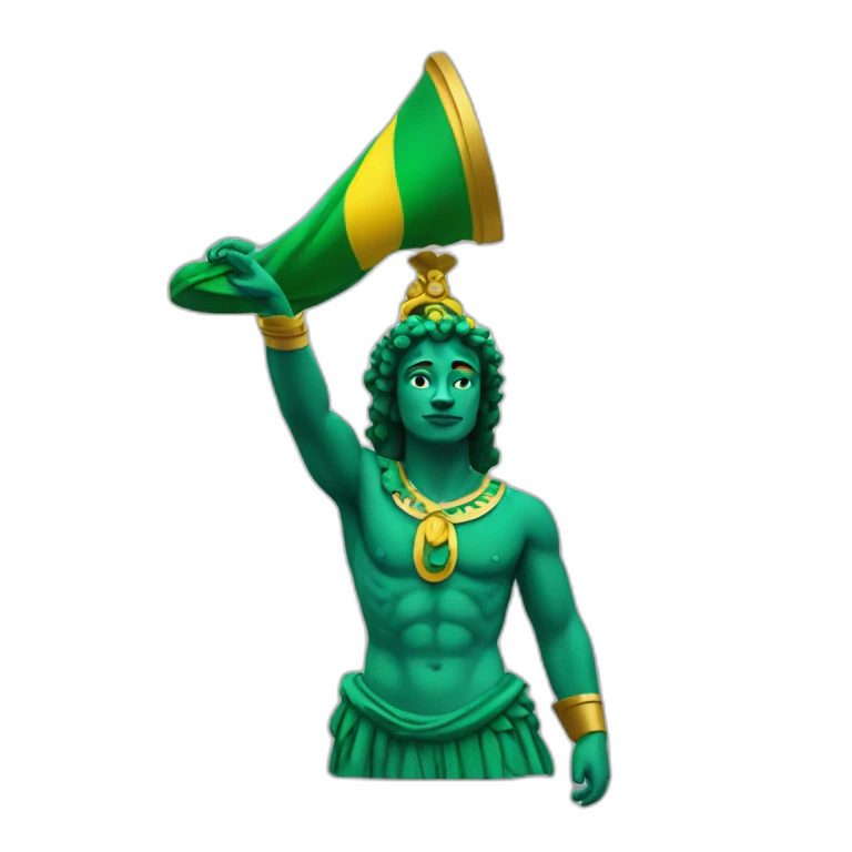 Rio de Janeiro statue  emoji