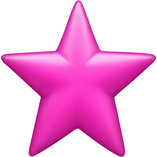 Pink star emoji
