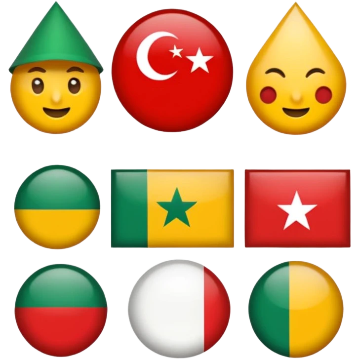 Kürdistan bayrağı emoji 🇹🇯 bunun gibi emoji