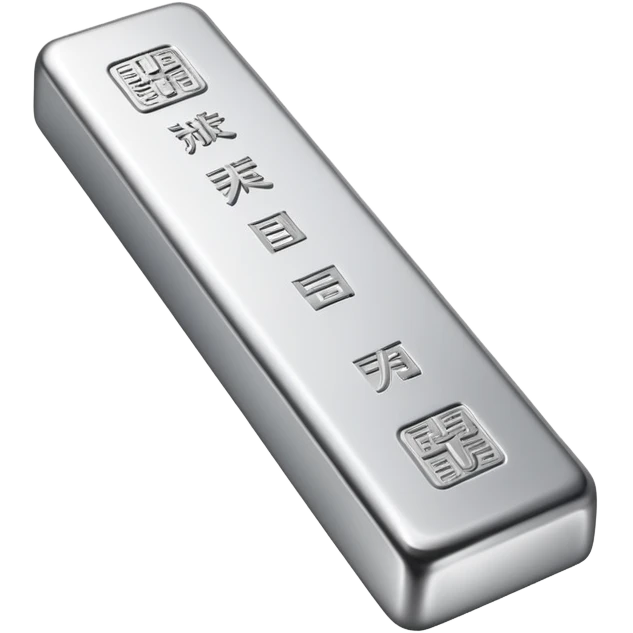 Silver bar with Chinese and English etymology pairs emoji