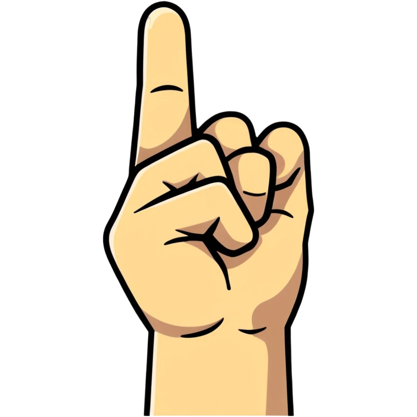 putting up the middle finger  emoji