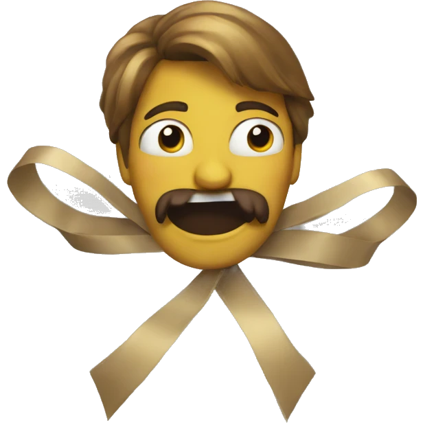 bow loudly emoji