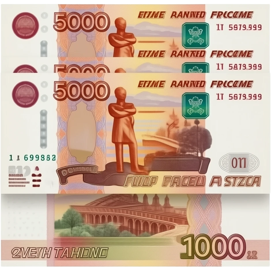 5000 рублей купюры emoji