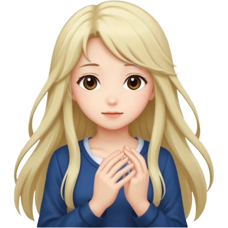 shoujo cute anime romance girl  emoji