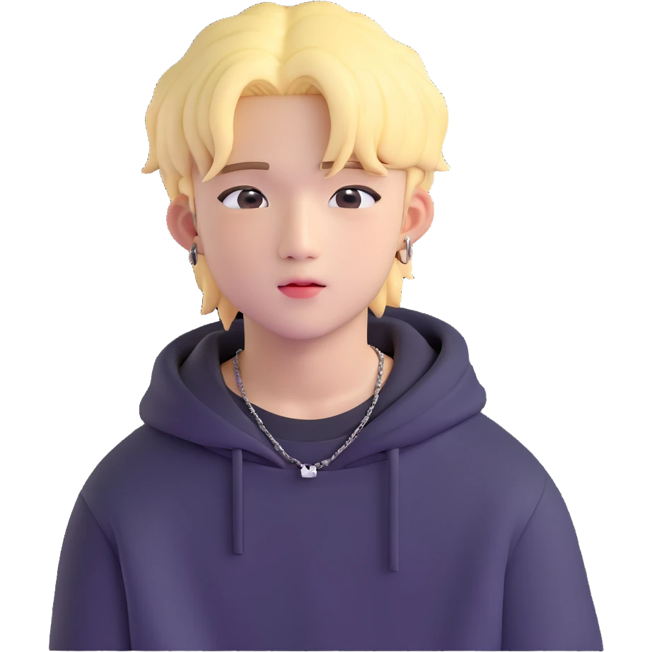 Bang Chan from Stray Kids, K-pop idol emoji