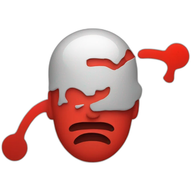 github error red emoji