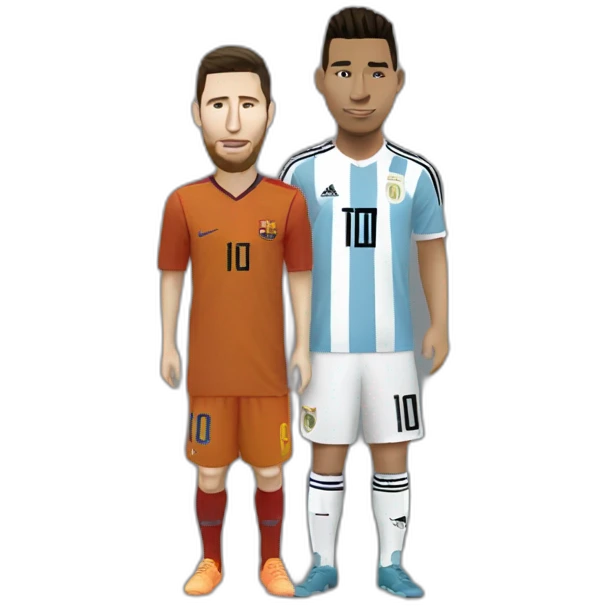 Messi and ronaldo emoji