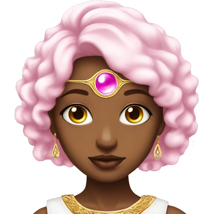 angelic diva pink third eye emoji