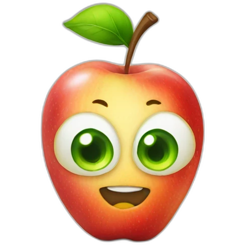 Apfel mit Birne emoji