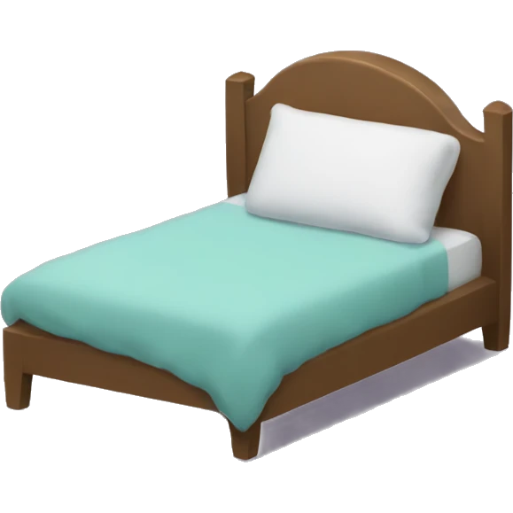 Sleeping in bed emoji