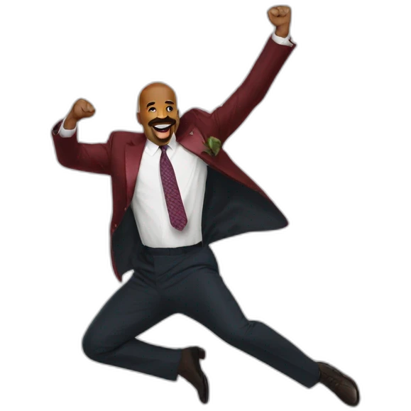 Steve Harvey Jump  emoji