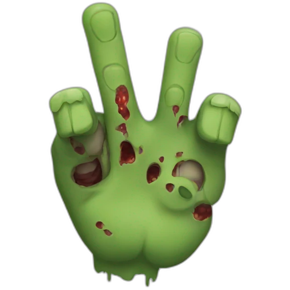 zombie finger emoji