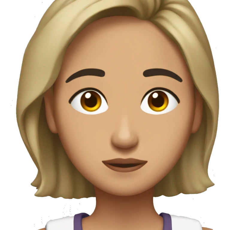 Morena durmiendo  emoji