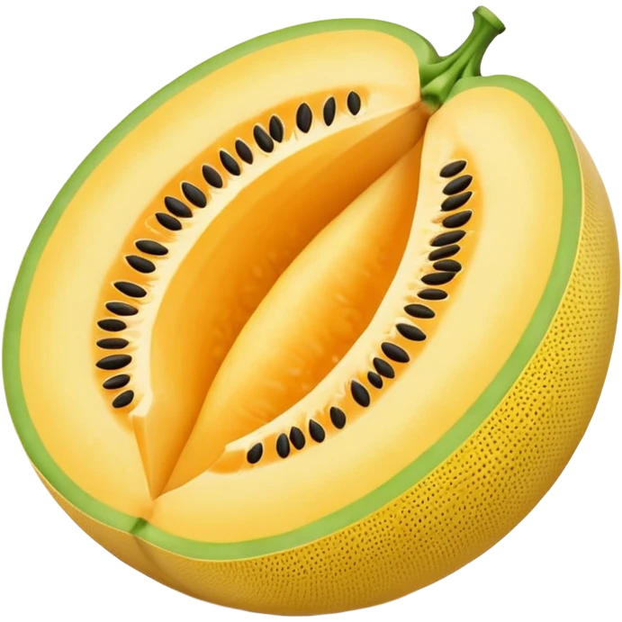 whole yellow melon emoji