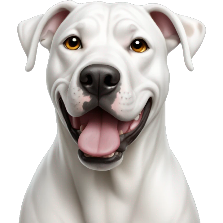 dogo argentino dog emoji