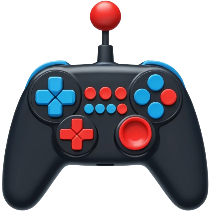 Retro joystick console emoji