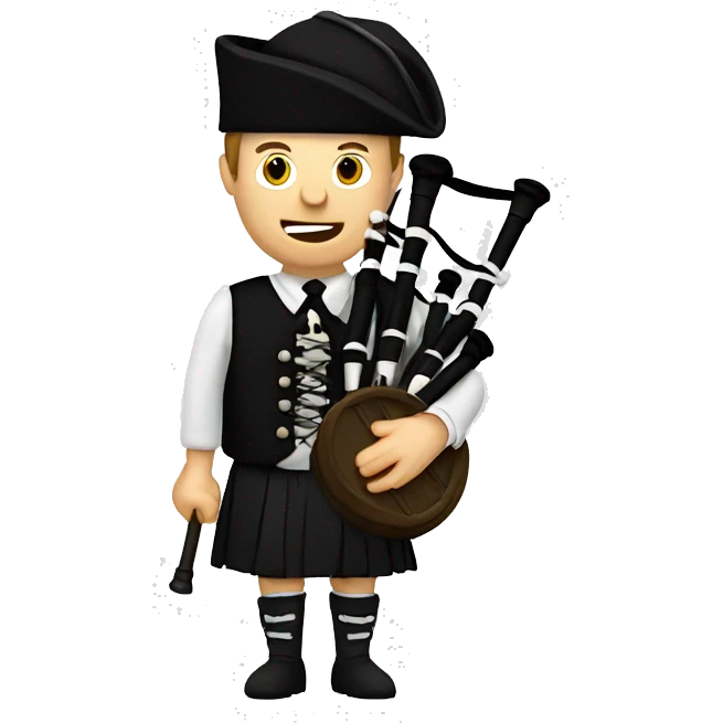 breton bagpipes  emoji